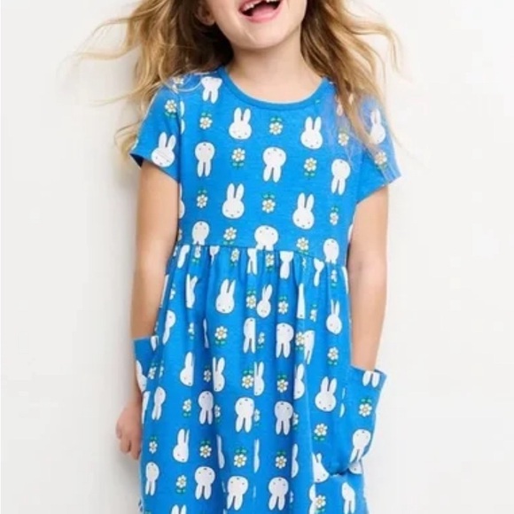 Hanna Andersson Miffy Dress Size 8 - Picture 1 of 4